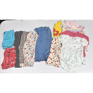 Girls Clothes Sz 18-24M 2T Romper, Tops, Bottoms, Bodysuits Casual Floral Animal
